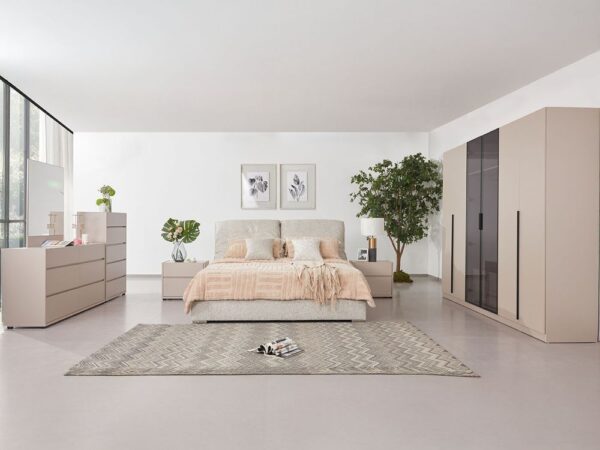 Modern Matte MDF Master Bedroom