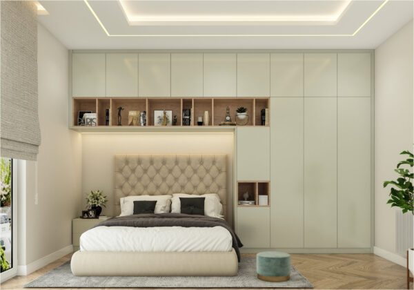 Compact Master Bedroom Set with Wardrobe