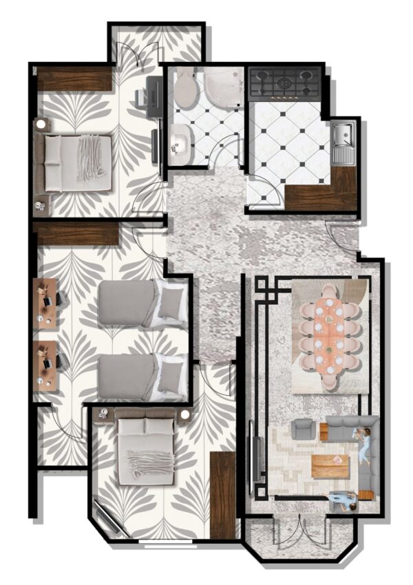 Apartment 155 m EL menya