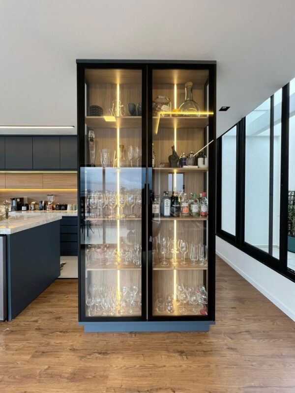 Custom Modern Glass Display Cabinet design 2